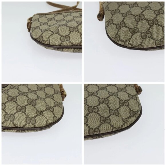 GUCCI GG Supreme Shoulder Bag PVC Beige Gold 904 02 020 Auth BA5087 - Picture 14 of 16